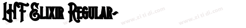 LHF Elixir Regular字体转换